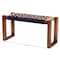 Bali & Pari Prunella Modern Bohemian Two-Tone Seagrass and Acacia Wood Accent Bench 240-13460-ZORO - alternate 4